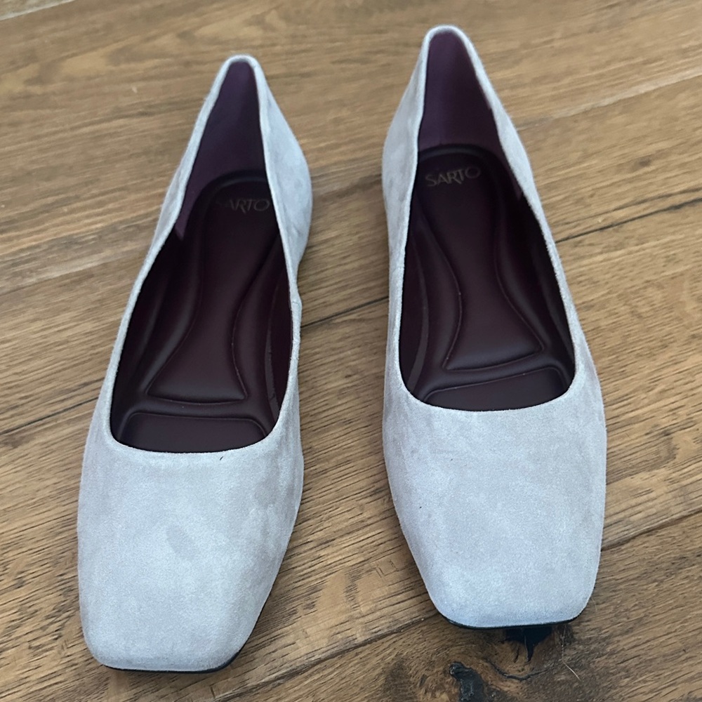 SARTO By Franco Sarto Soft Gray Loafers